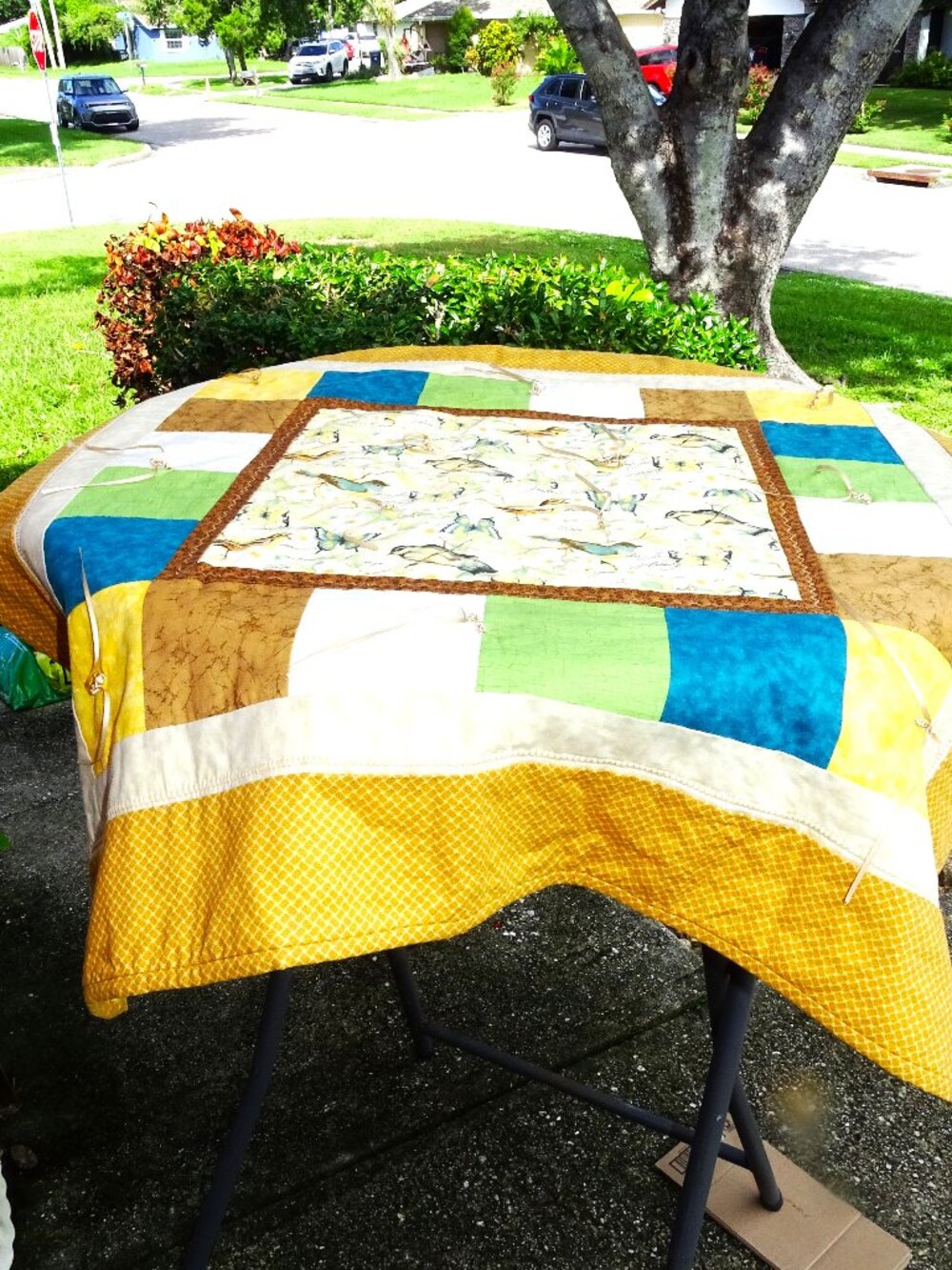 Prayer Lap Quilt 37" x 38"